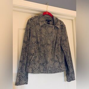 LIKE NEW Women’s INC Jacket, Lined (Faux Animal Pattern)